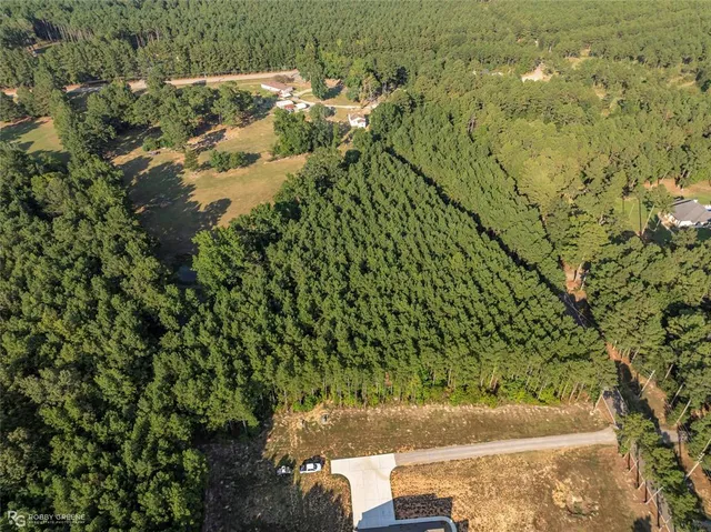 a view of a yard with an outdoor space