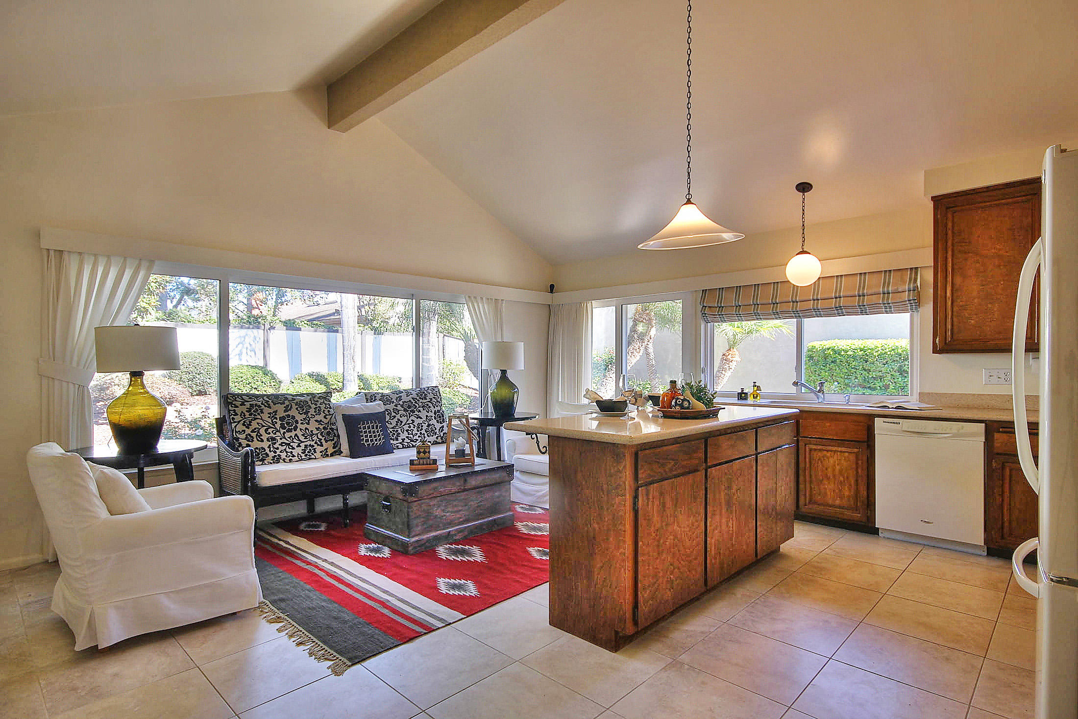7148 Armstrong Road Goleta, CA 93117 - Photo 2 of 22 Family Room & Kitchen