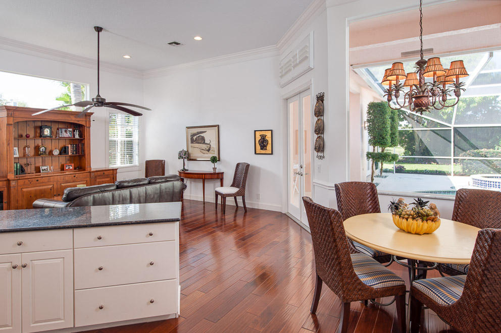 18690 Southeast River Ridge Road Tequesta, FL 33469 - Photo 5 of 17 Dining area and family room