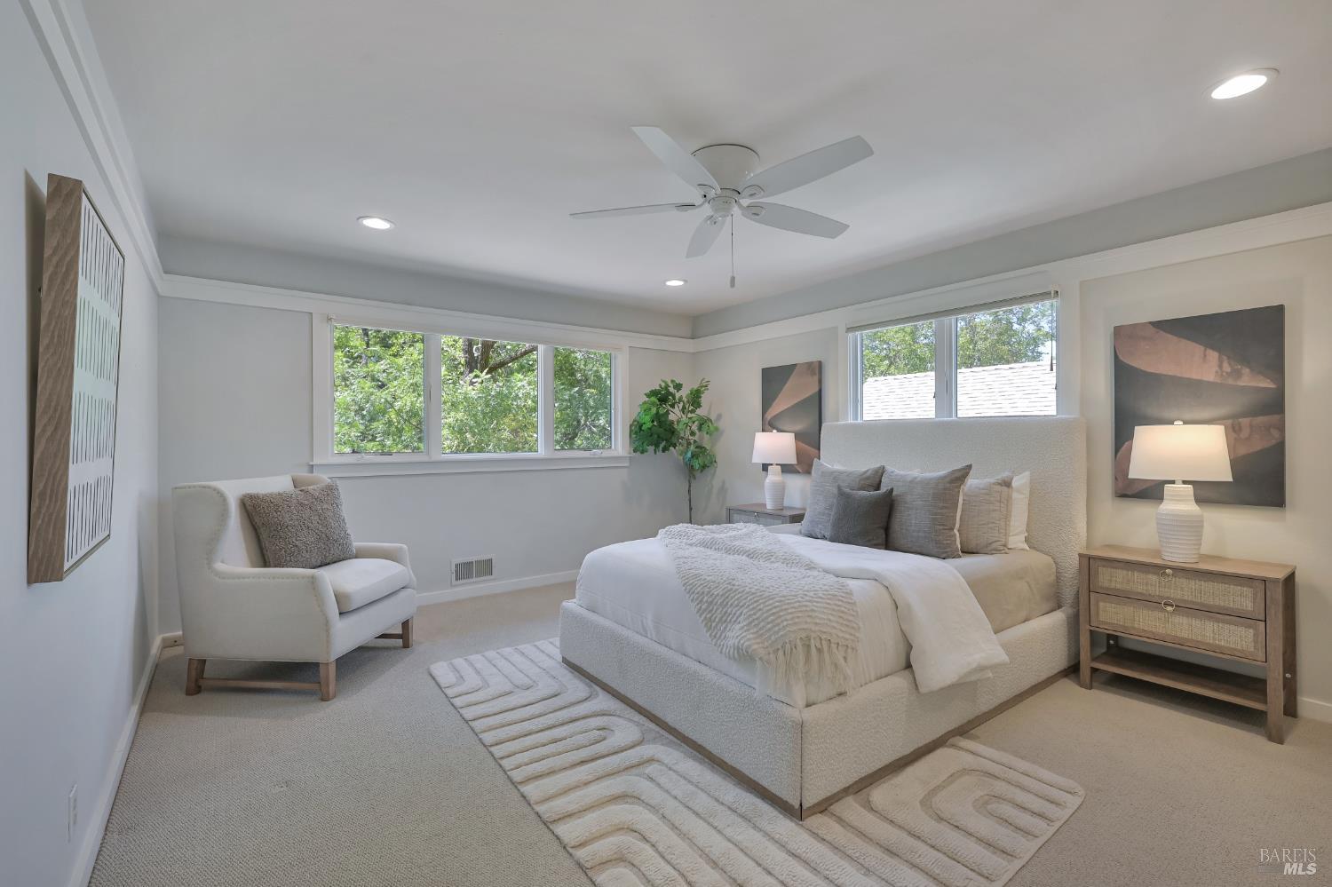 130 C Street San Rafael, CA 94901 - Photo 18 of 33 Upstairs is the primary bedroom and 2 more spacious bedrooms.