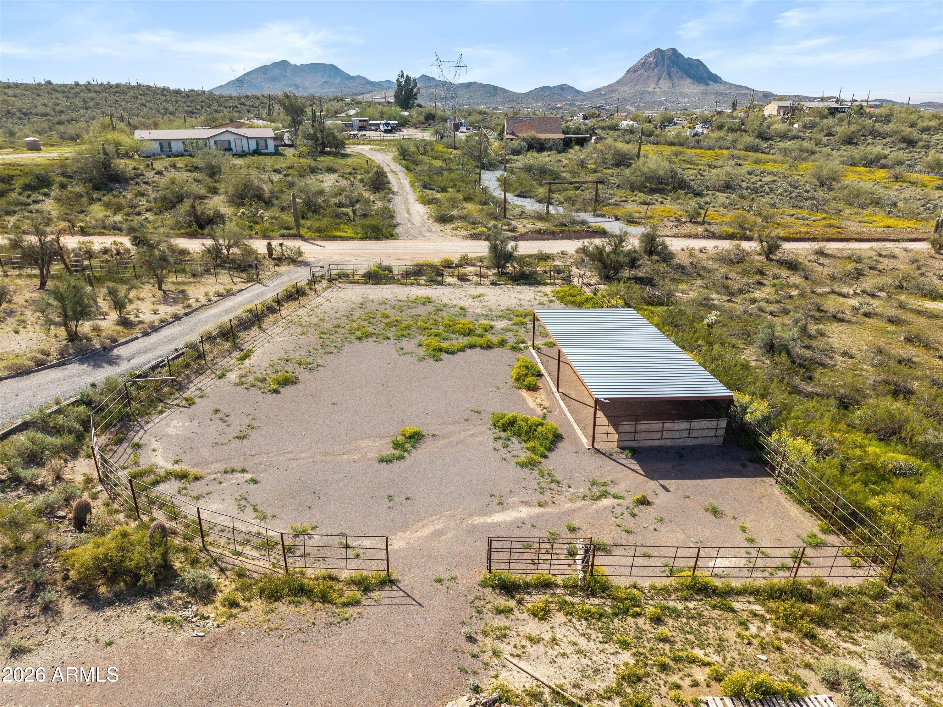 2316 West White Spar Road New River, AZ 85087 - Photo 34 of 40 an aerial view of residential houses with outdoor space