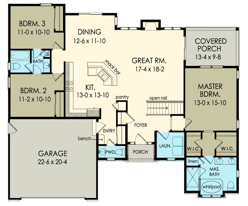 6405 Channing Court Victor, NY 14564 - Photo 6 of 6 Floor Plan