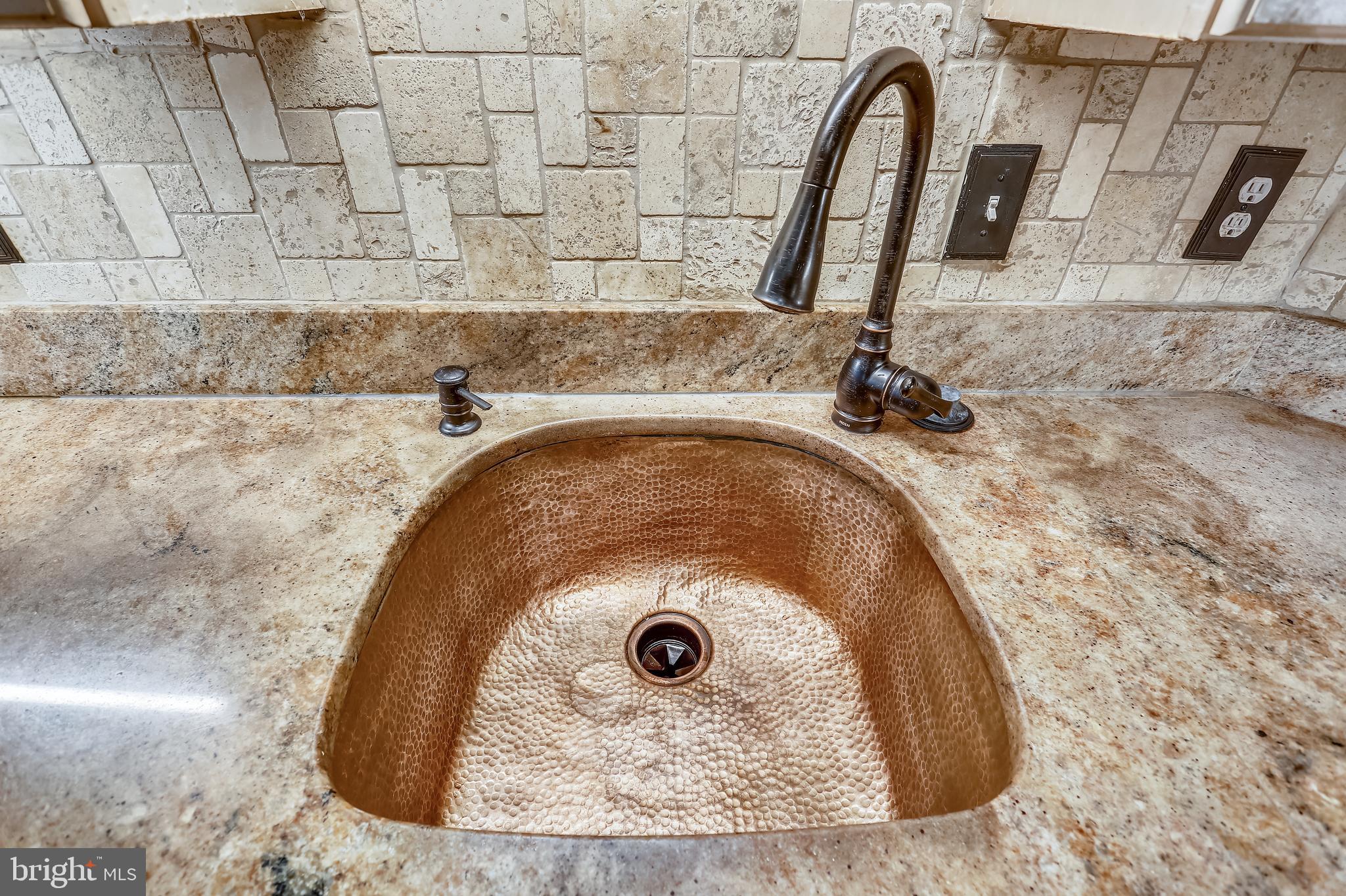 446 Tschiffely Square Road Gaithersburg, MD 20878 - Photo 22 of 44 Custom design hammered copper large/deep bowl sink
