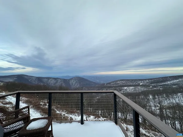 a view of balcony with city view