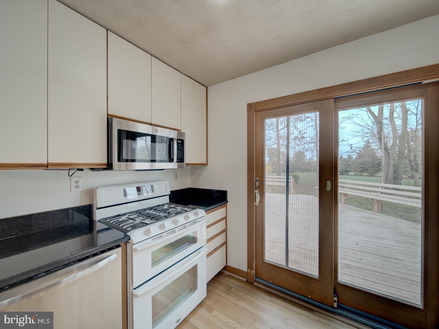 17520 Tranquility Road Purcellville, VA 20132 - Photo 44 of 70 a kitchen with stainless steel appliances granite countertop a stove and a microwave