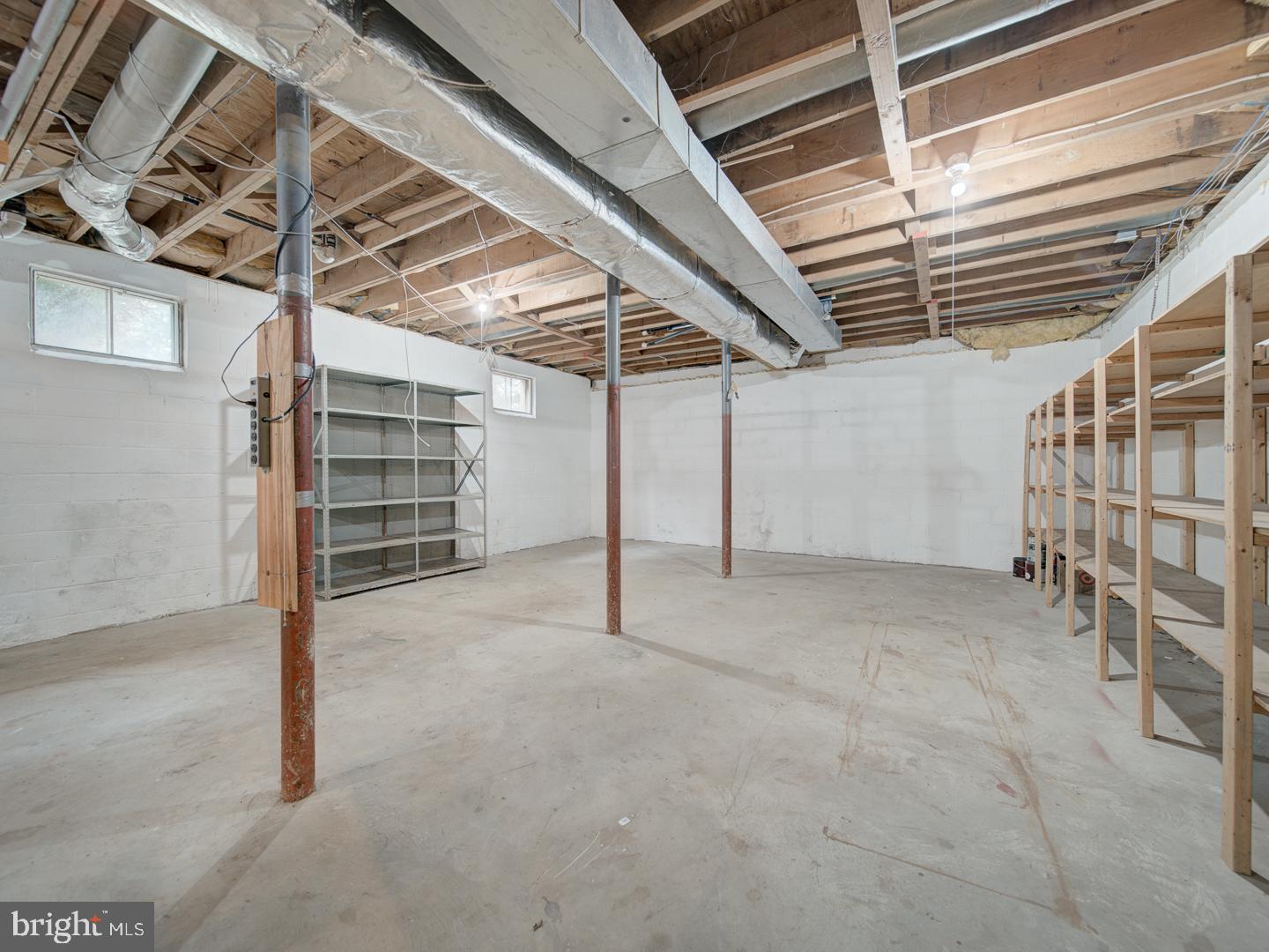 17520 Tranquility Road Purcellville, VA 20132 - Photo 59 of 70 a view of an empty room with wooden roof