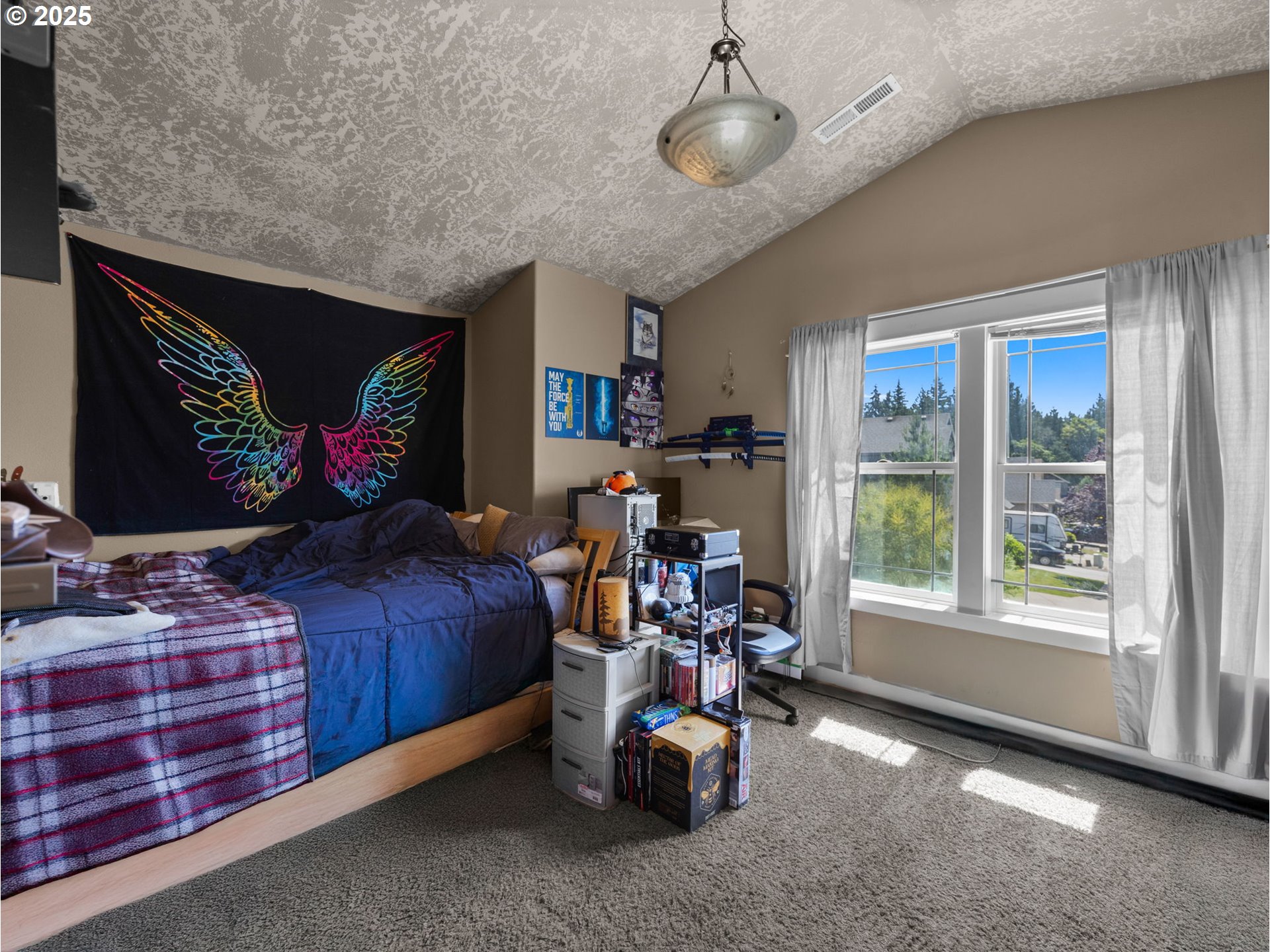 18653 Van Fleet Avenue Sandy, OR 97055 - Photo 37 of 48 a bedroom with furniture and a large window