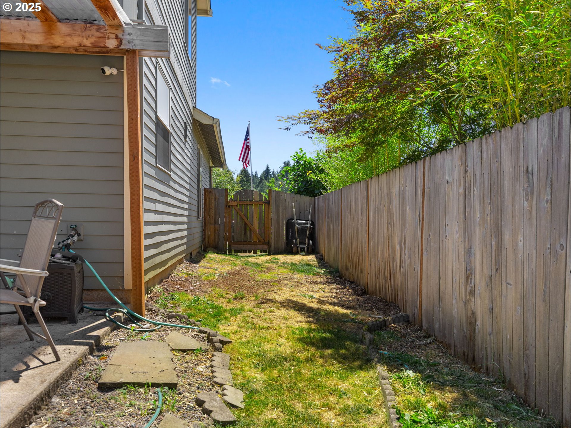 18653 Van Fleet Avenue Sandy, OR 97055 - Photo 46 of 48 a view of a backyard with wooden fence