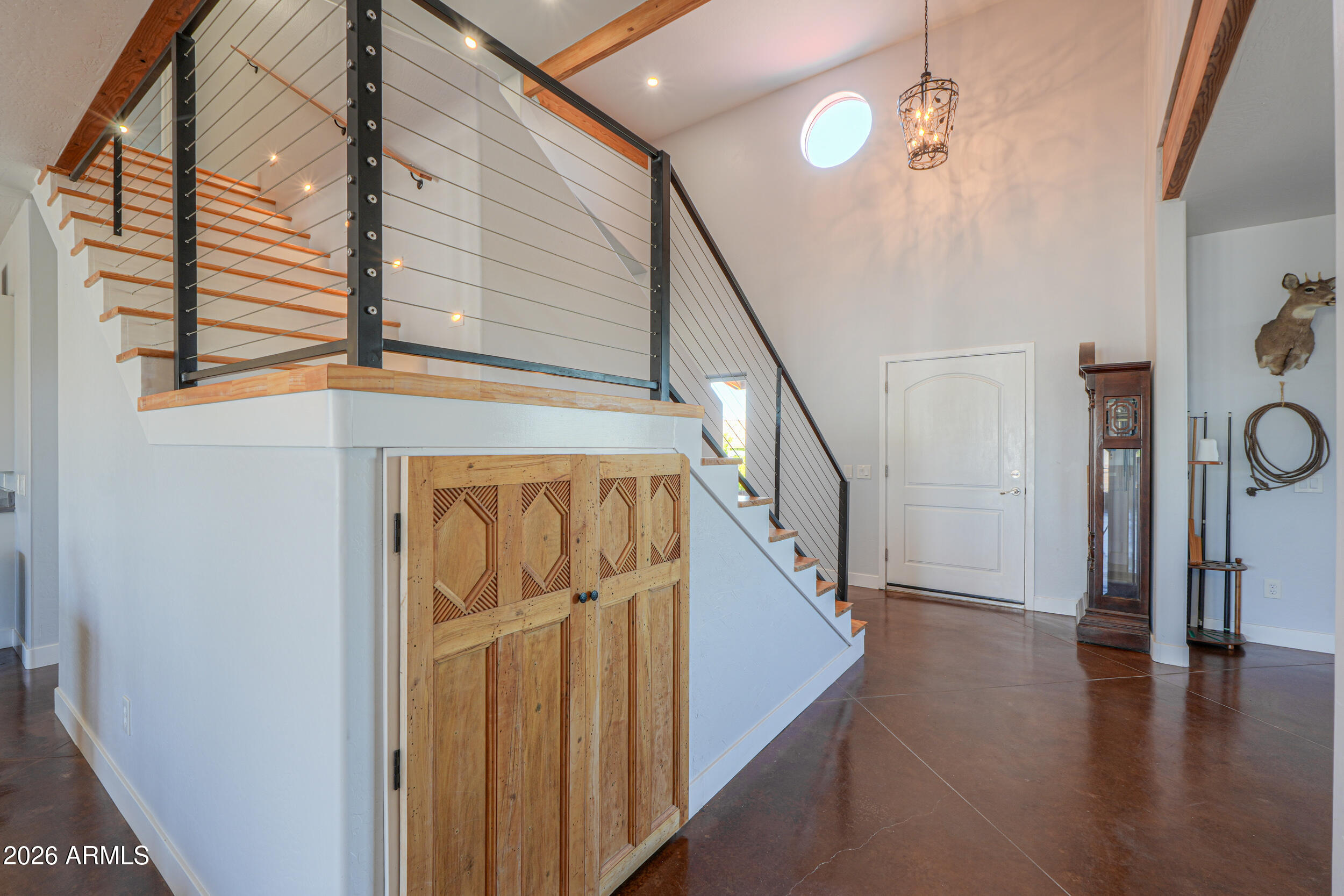 11422 North Hazeldine Road Casa Grande, AZ 85194 - Photo 37 of 59 a view of entryway and hall with wooden floor