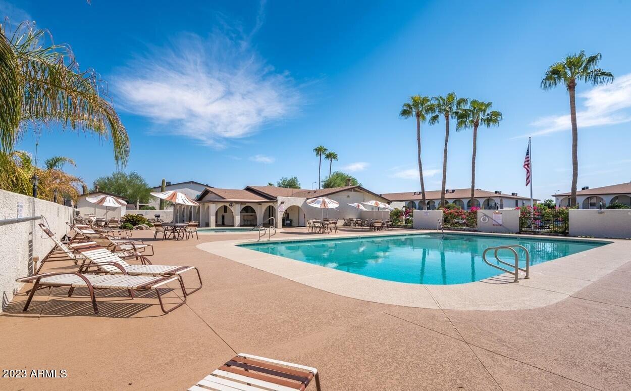 3270 South Goldfield Road, Unit 811 Apache Junction, AZ 85119 - Photo 12 of 24 Large patio pool area