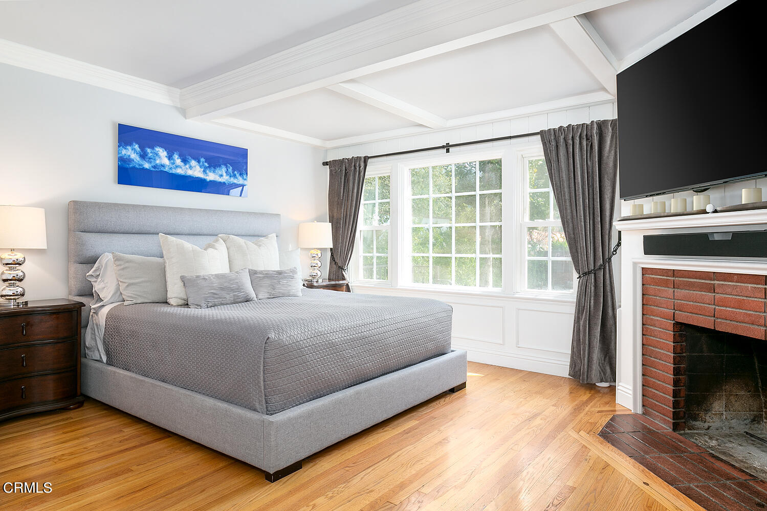 Undisclosed Address Altadena, CA 91001 - Photo 15 of 47 a bedroom with a bed and a flat screen tv