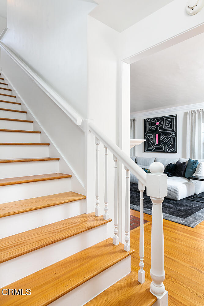 Undisclosed Address Altadena, CA 91001 - Photo 20 of 47 a view of entryway bedroom and hall with wooden floor