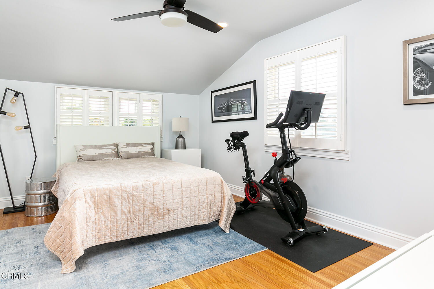 Undisclosed Address Altadena, CA 91001 - Photo 25 of 47 a bedroom with a bed and wooden floor