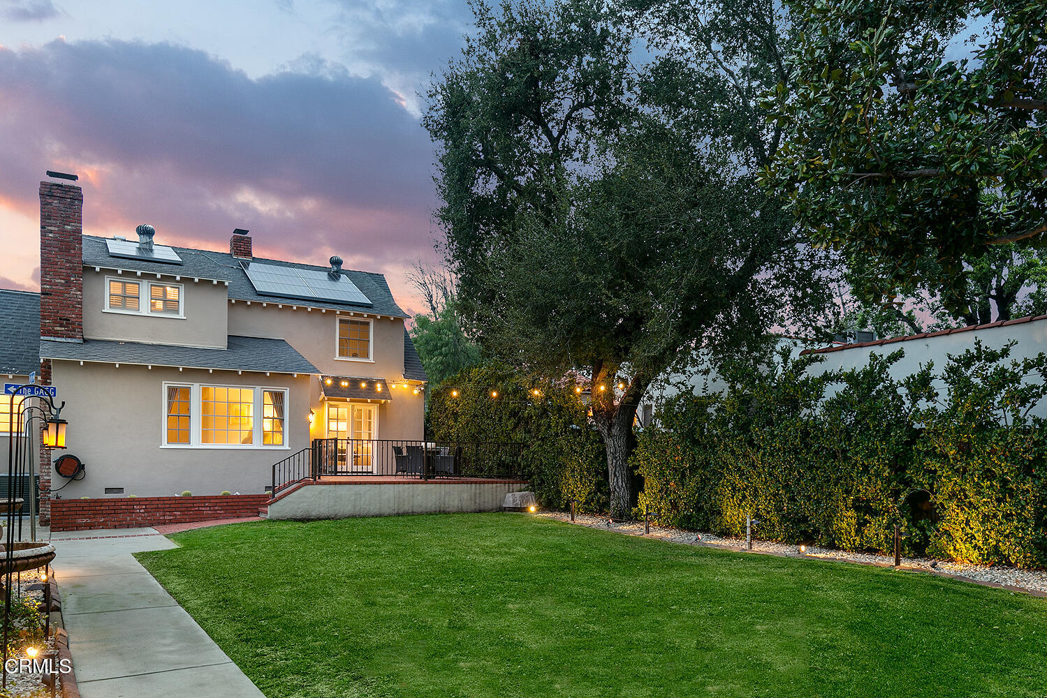 Undisclosed Address Altadena, CA 91001 - Photo 40 of 47 a front view of house and yard with green space