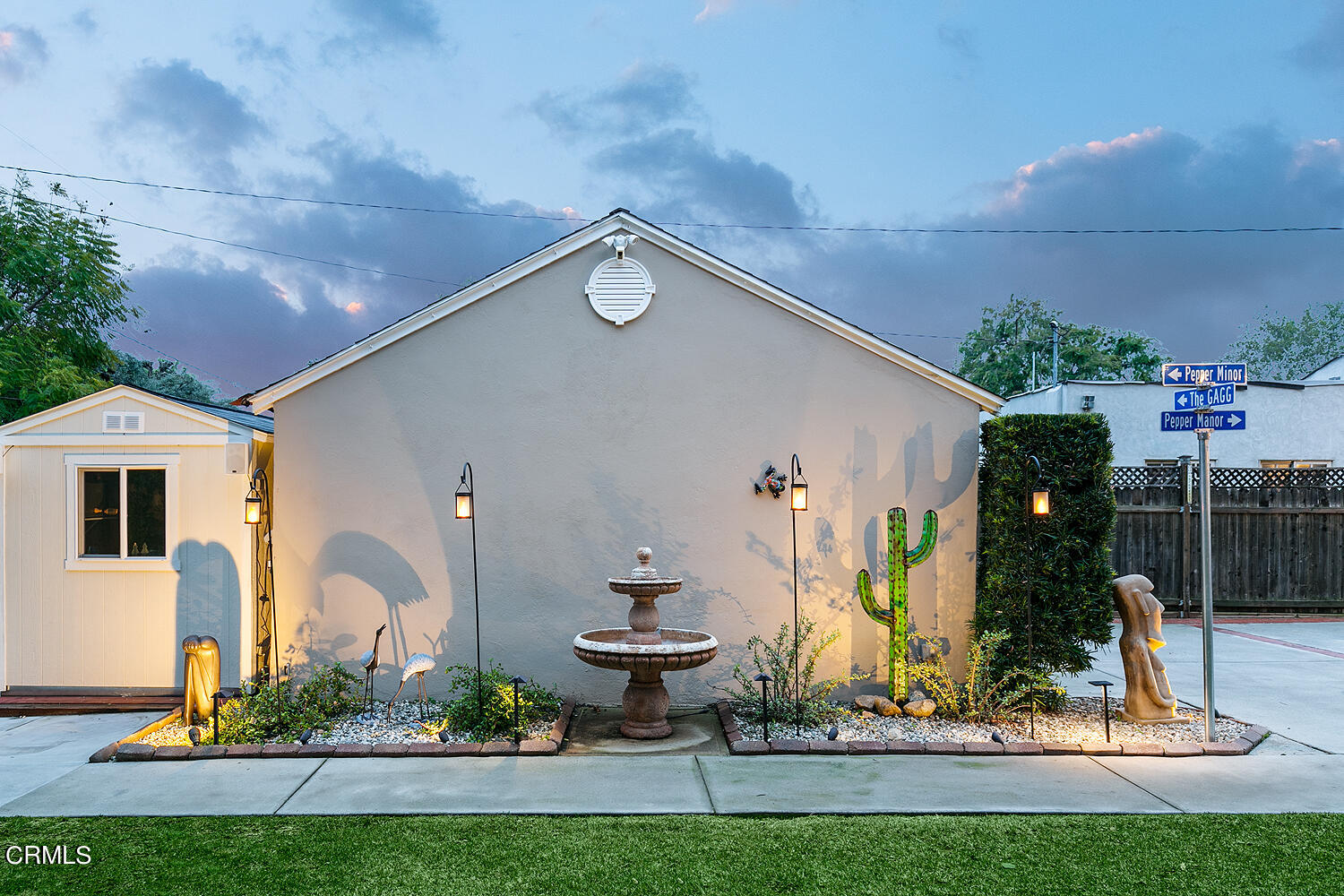Undisclosed Address Altadena, CA 91001 - Photo 42 of 47 a front view of a house with garden