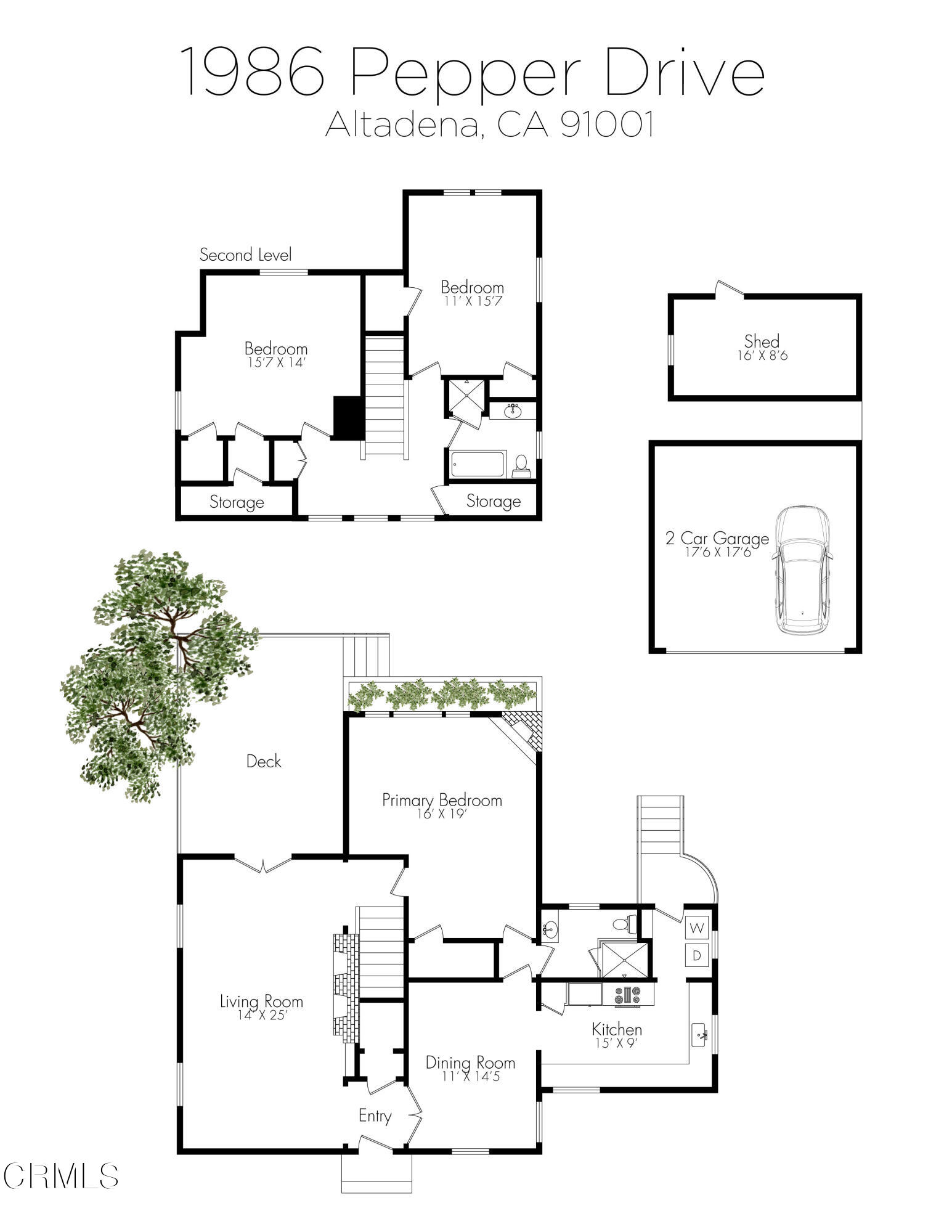 Undisclosed Address Altadena, CA 91001 - Photo 47 of 47 a picture of floor plan
