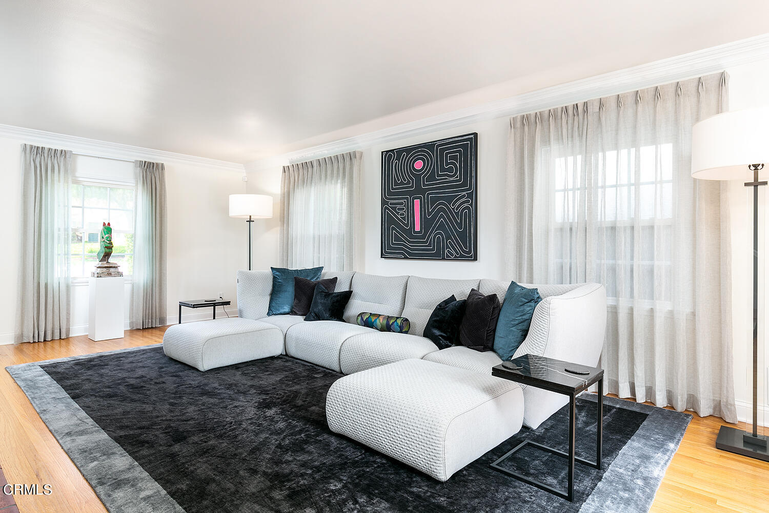Undisclosed Address Altadena, CA 91001 - Photo 6 of 47 a living room with furniture and wooden floor