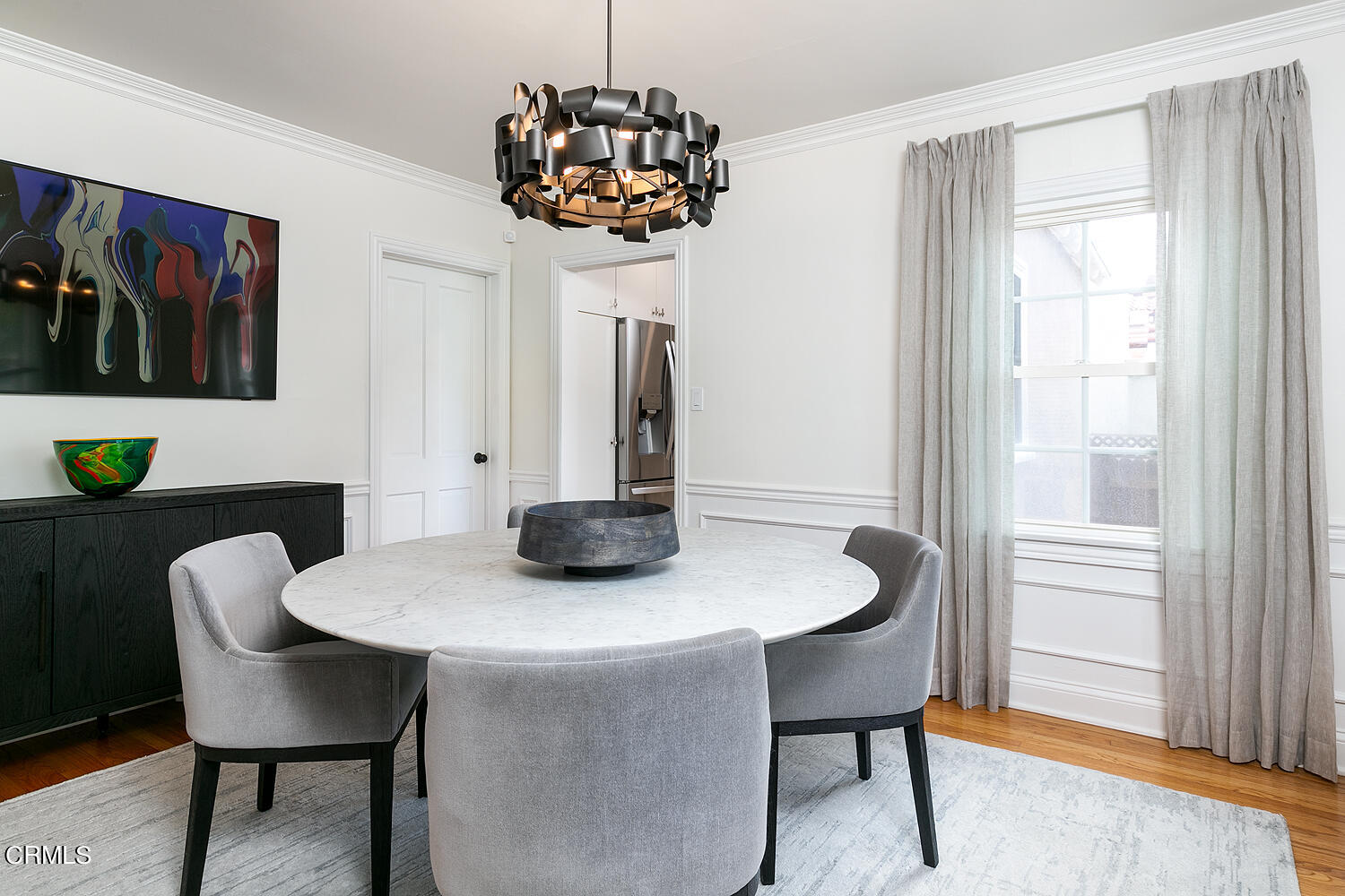 Undisclosed Address Altadena, CA 91001 - Photo 10 of 47 a view of a dining room with furniture and wooden floor