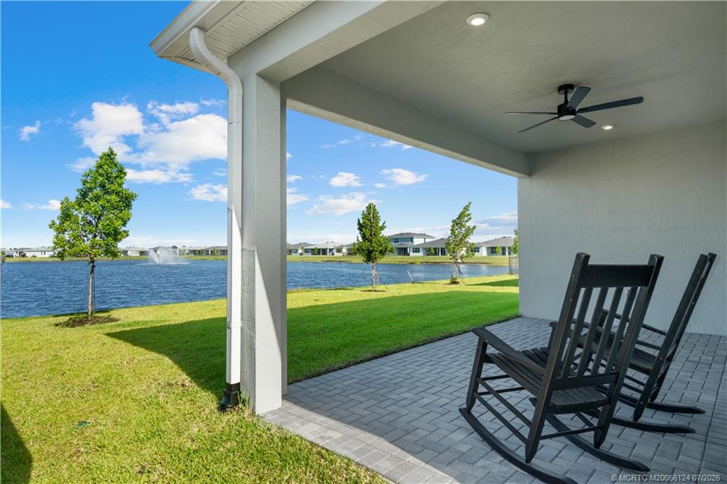 9731 Southwest Indra Way Port St. Lucie, FL 34987 - Photo 26 of 33 Beautiful Water View From Your Back Patio
