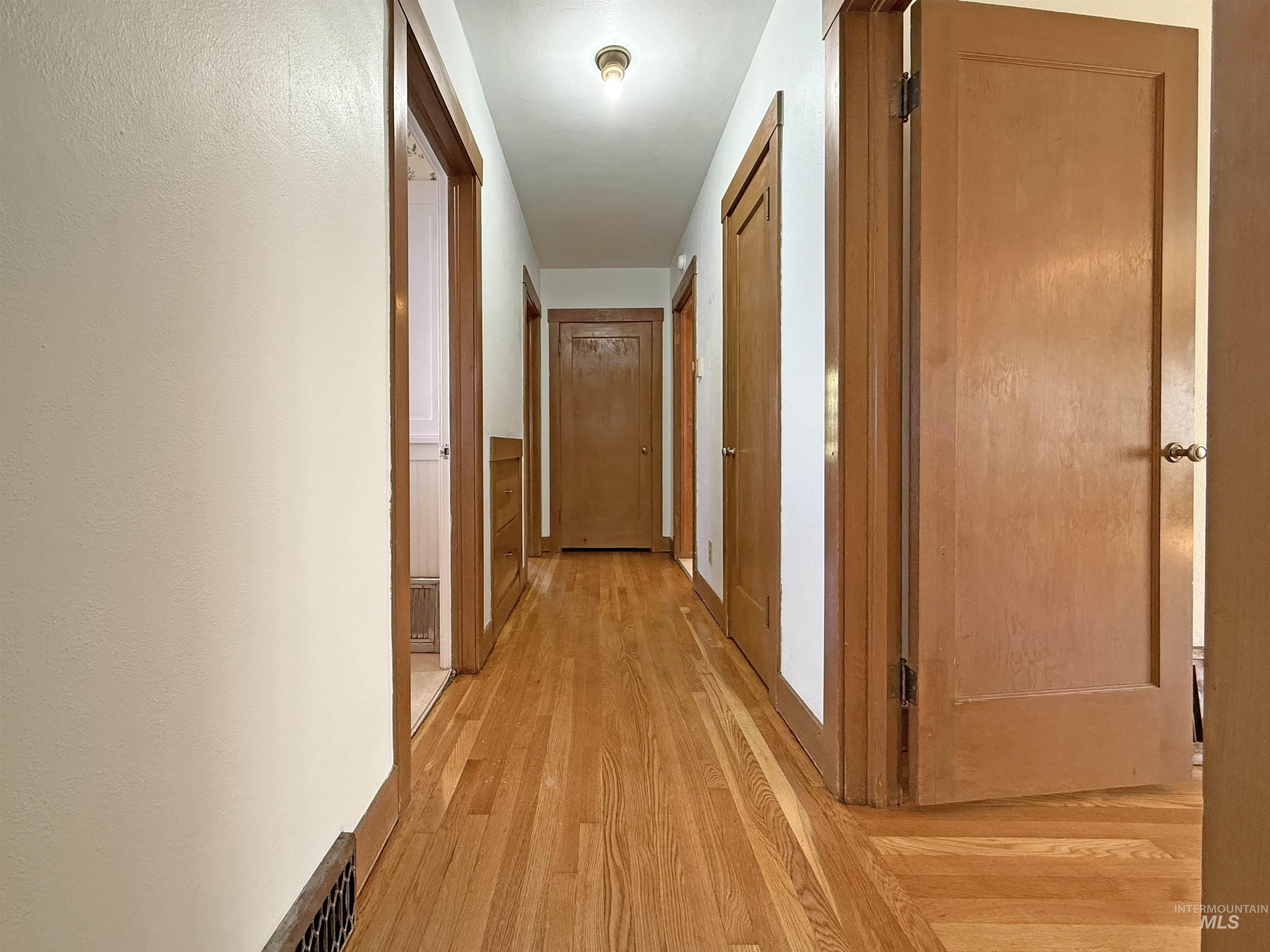 504 South Hayes Street Moscow, ID 83843 - Photo 11 of 44 Hallway with light wood-style flooring
