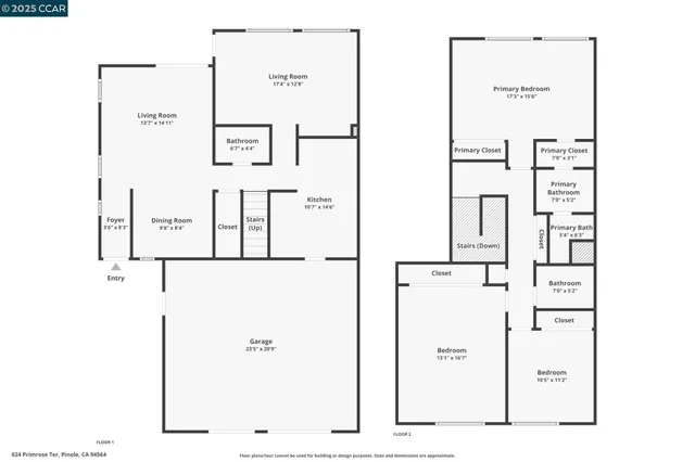 $675,000 | 624 Primrose Terrace, Pinole, CA 94564