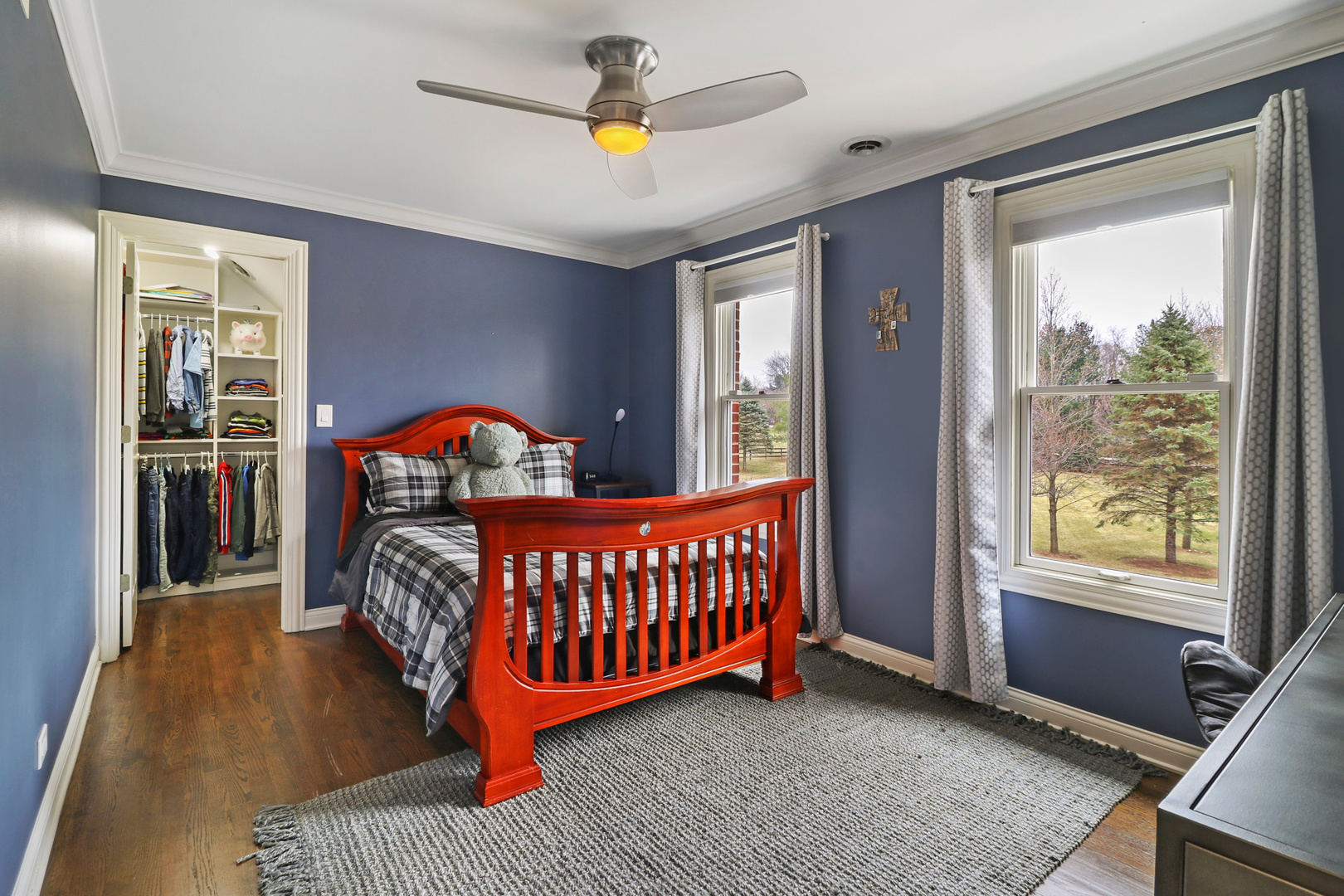 206 Spring Creek Road Barrington Hills, IL 60010 - Photo 23 of 56 a bedroom with a bed and window