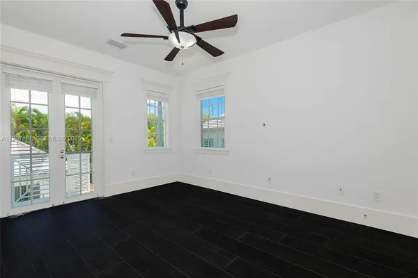 wooden floor in an empty room