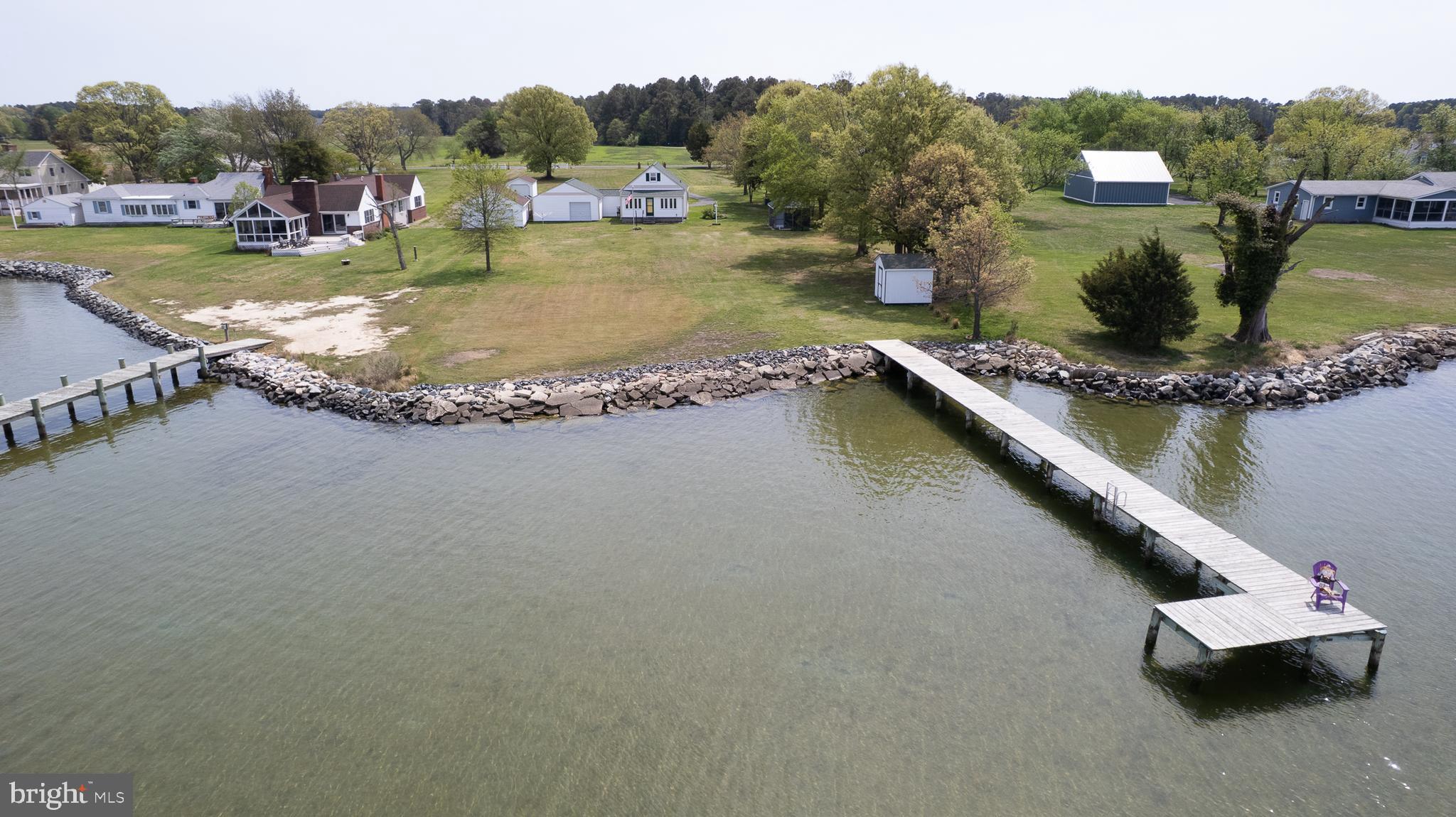 724 Twin Point Cove Road Cambridge, MD 21613 - Photo 48 of 60 Shoreline and pier