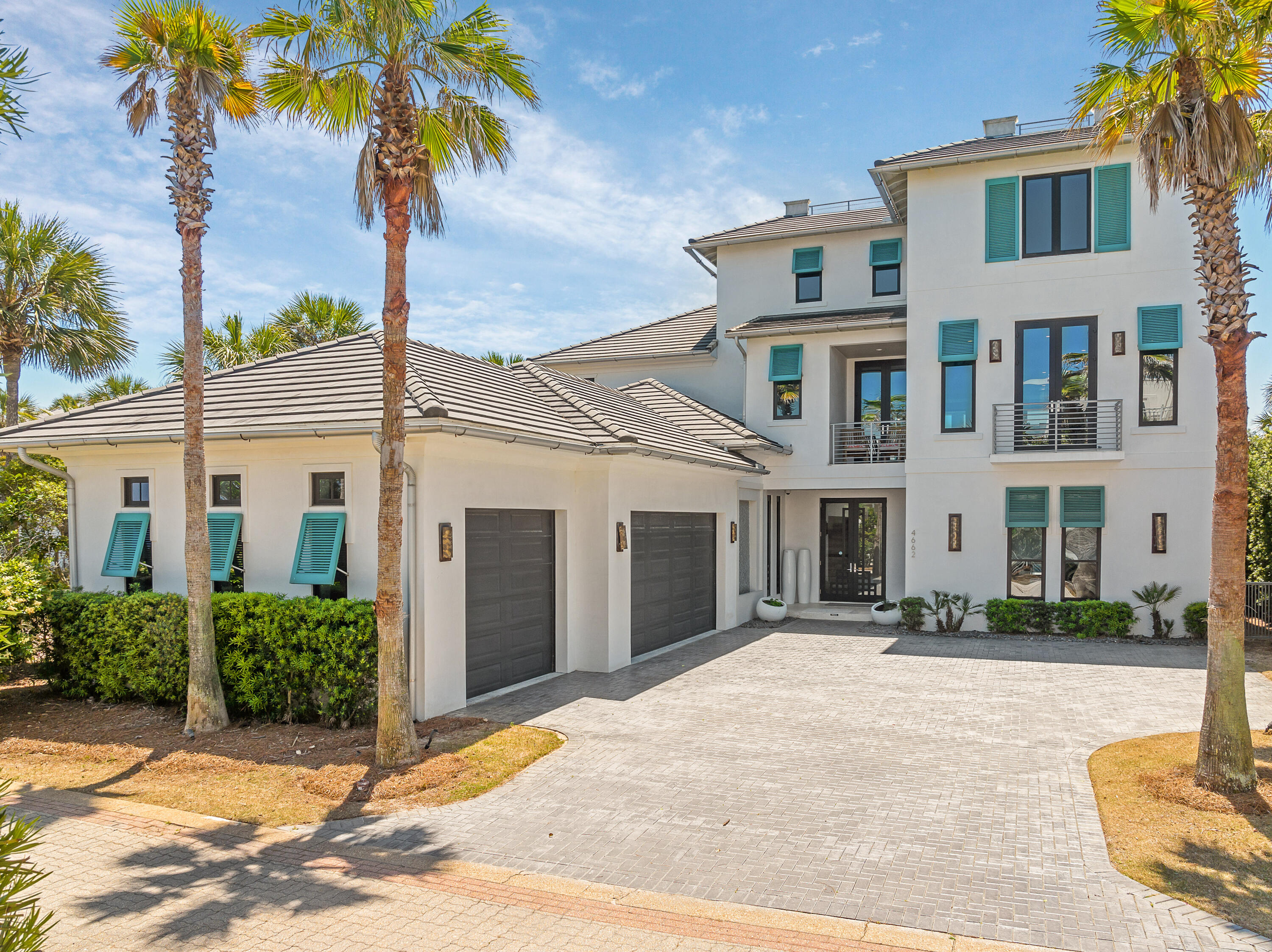 4662 Destiny Way Destin, FL 32541 - Photo 59 of 67 a front view of a house with garden