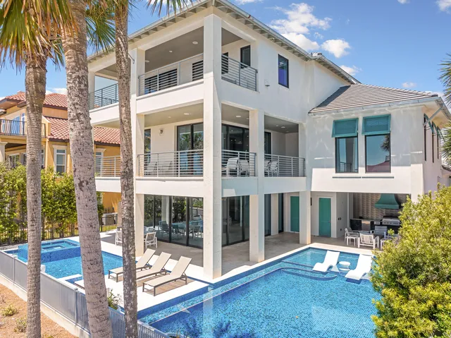 a outdoor space with patio furniture