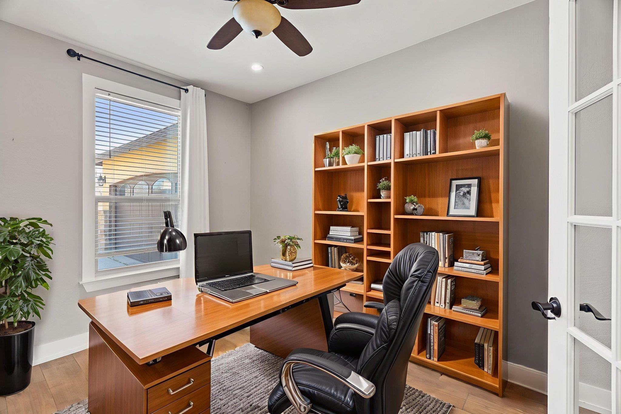 110 Chaumont Street Kingsland, TX 78639 - Photo 5 of 29 a view of a workspace with furniture