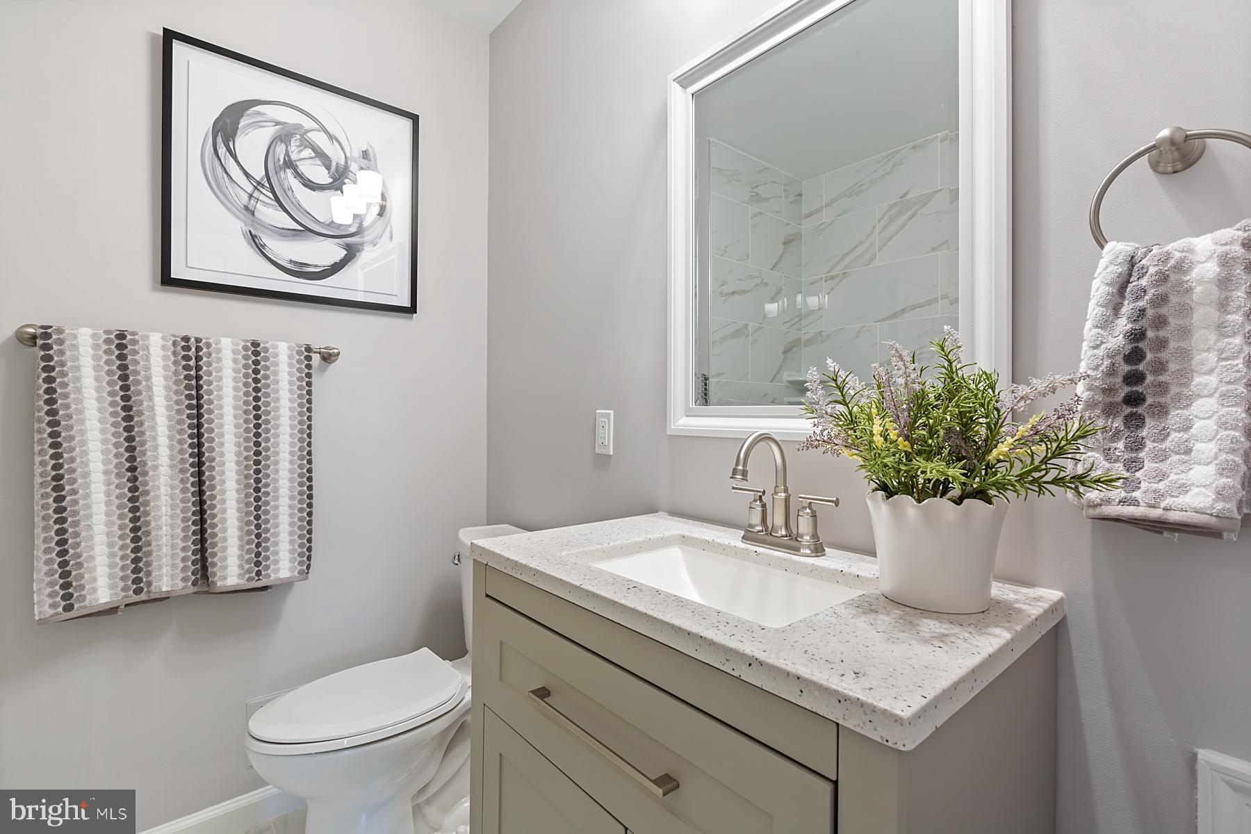 7040 Leebrad Street Springfield, VA 22151 - Photo 24 of 39 Fully remodeled Upper Bath