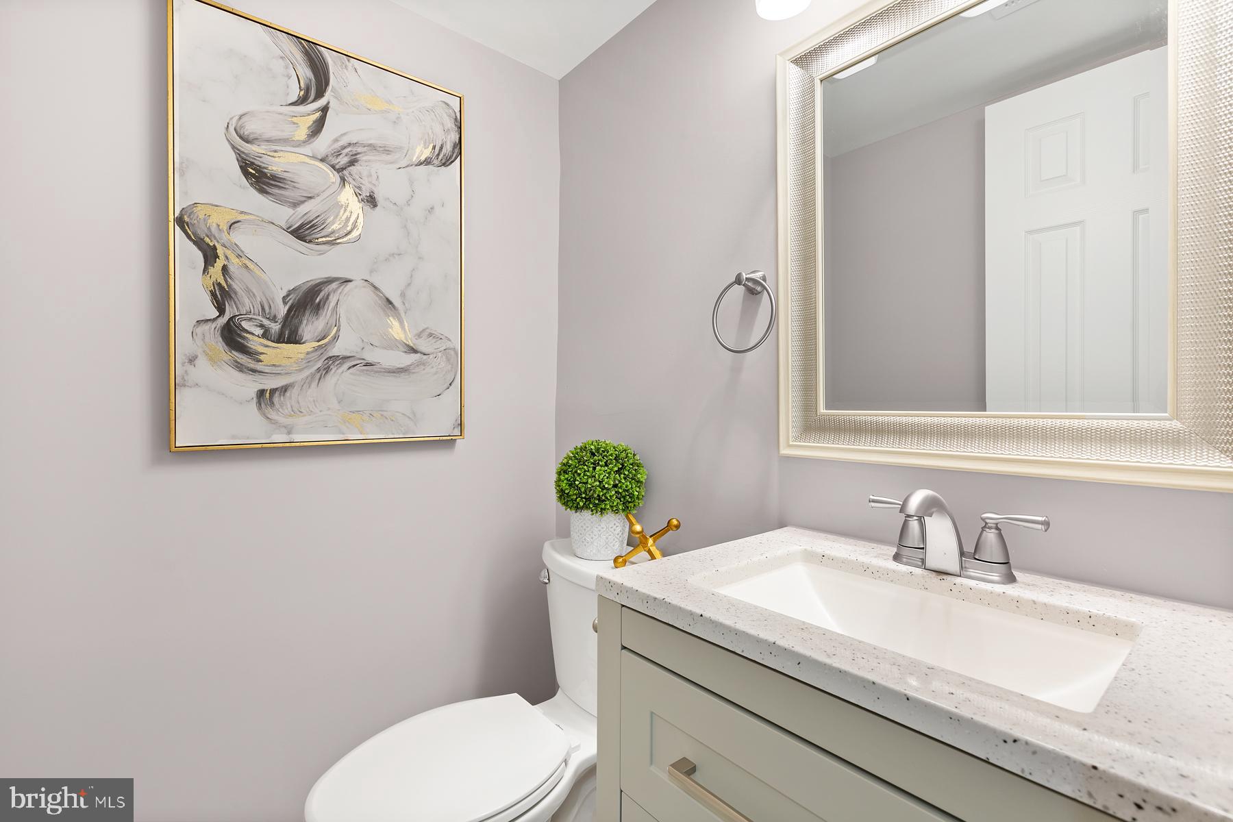 7040 Leebrad Street Springfield, VA 22151 - Photo 29 of 39 Lower Level Half Bath can be expanded to a Full