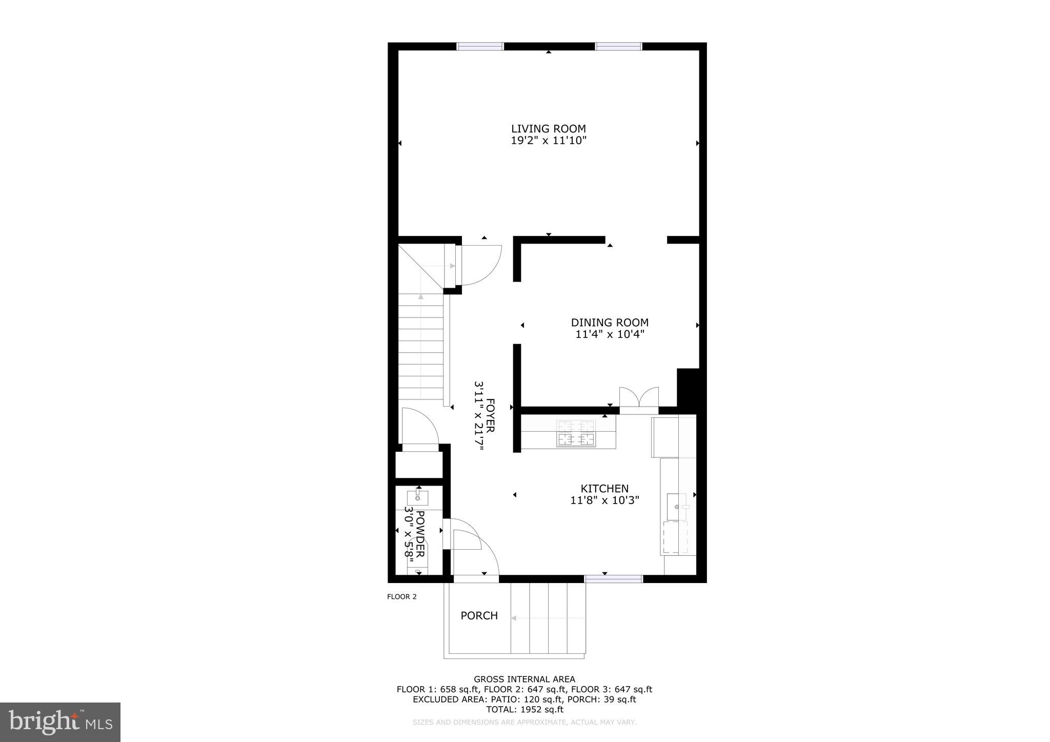 7040 Leebrad Street Springfield, VA 22151 - Photo 36 of 39 Main Level floor plan