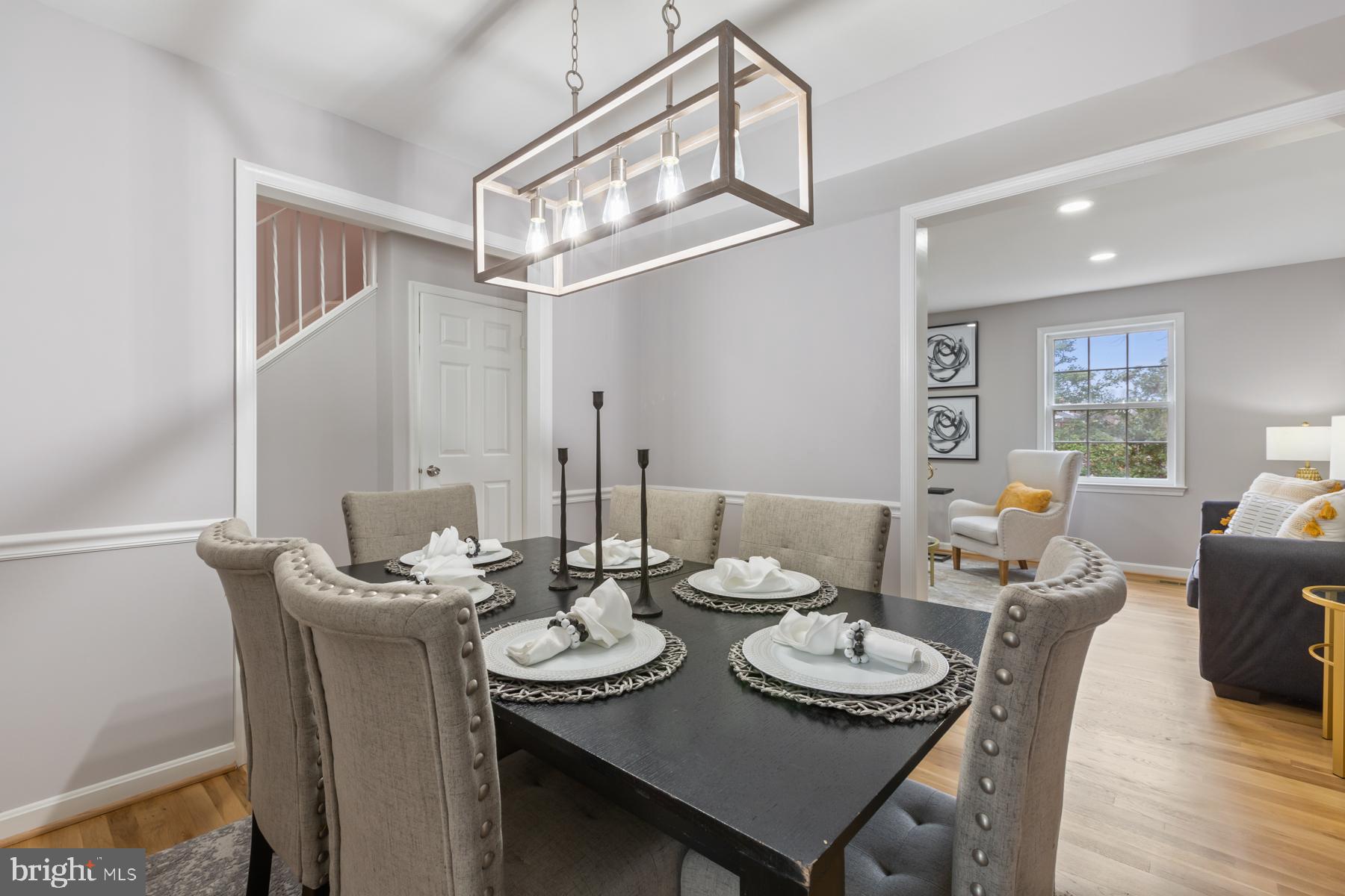 7040 Leebrad Street Springfield, VA 22151 - Photo 9 of 39 Roomy Dining Space