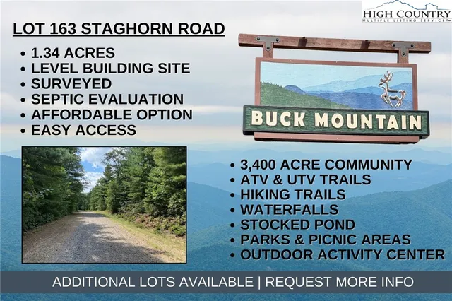 $29,900 | Lot 163 Staghorn Road, Purlear, NC 28665