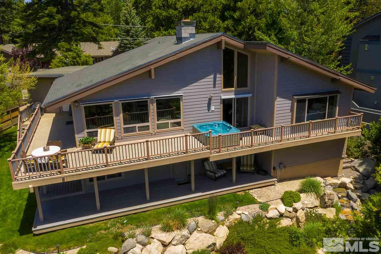 253 Cheyenne Circle Zephyr Cove, NV 89448 - Photo 23 of 25 a view of house with roof deck and seating space