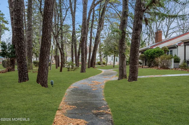 a view of building with garden
