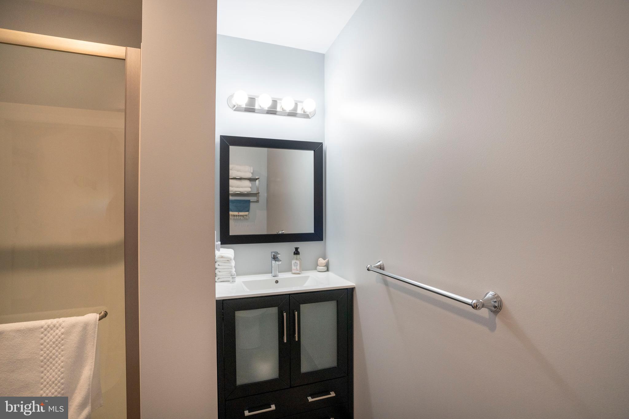 66 Front Drive Mount Union, PA 17066 - Photo 63 of 93 a bathroom with a sink a light fixture and a toilet