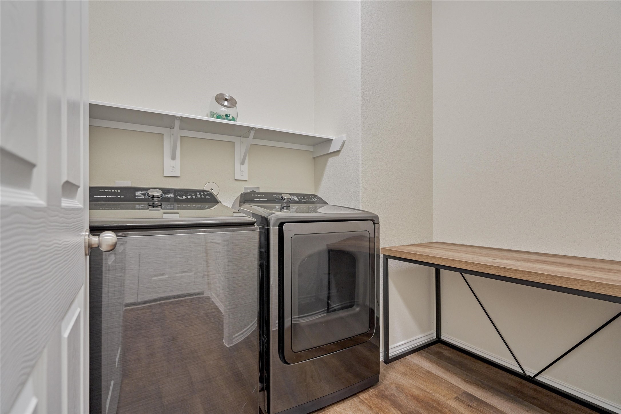 4417 Longleaf Timbers Court Conroe, TX 77304 - Photo 11 of 30 a utility room with dryer and washer