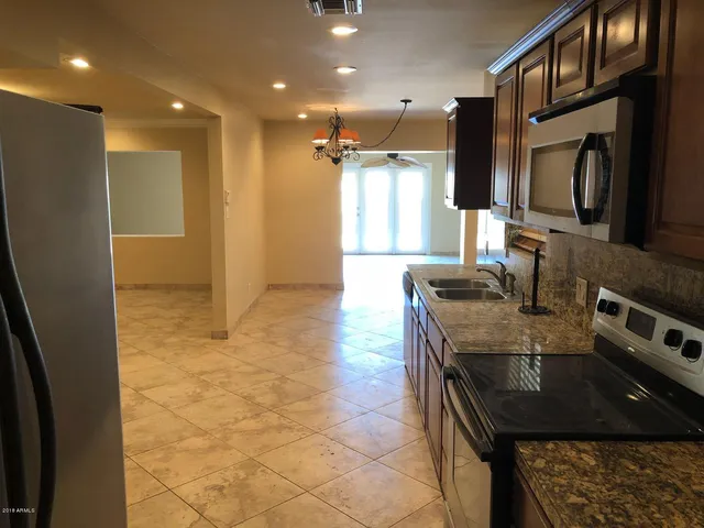 a backyard of a house