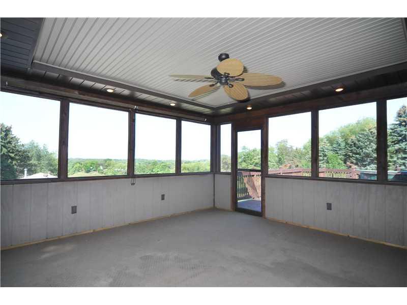 1529 Pine Run Road Rochester, PA 15074 - Photo 19 of 24 Patio/Deck. Relax "bug free" in the 16X16 screened porch. Recessed lighting & ceiling fan makes for a great outdoor entertaining area.