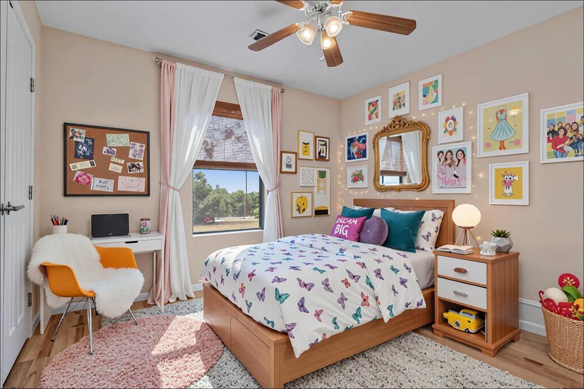 10213 Thomas Lane Dripping Springs, TX 78620 - Photo 21 of 40 a bedroom with a bed and dresser with rug