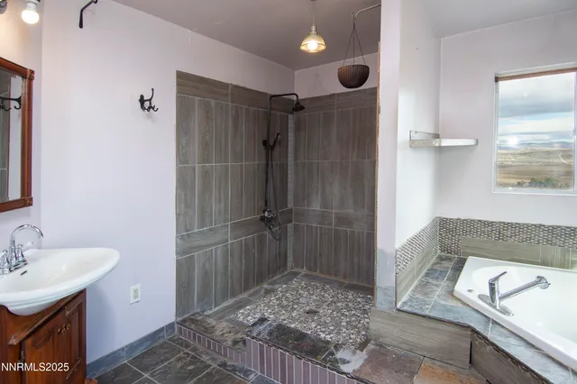 a room with furniture and window