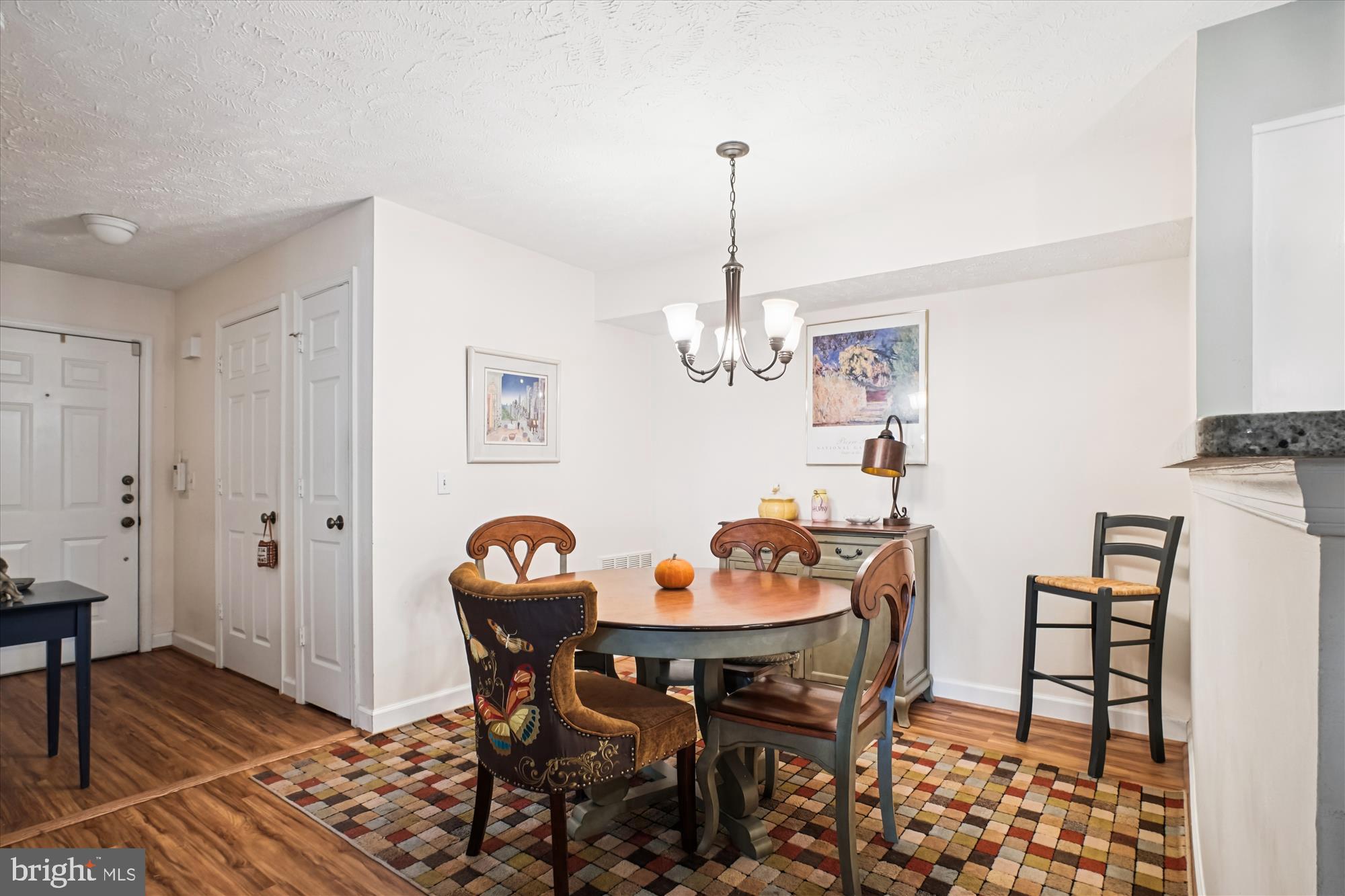 3801 Ridge Knoll Court, Unit 2A Fairfax, VA 22033 - Photo 11 of 37 a view of a dining room with furniture and wooden floor
