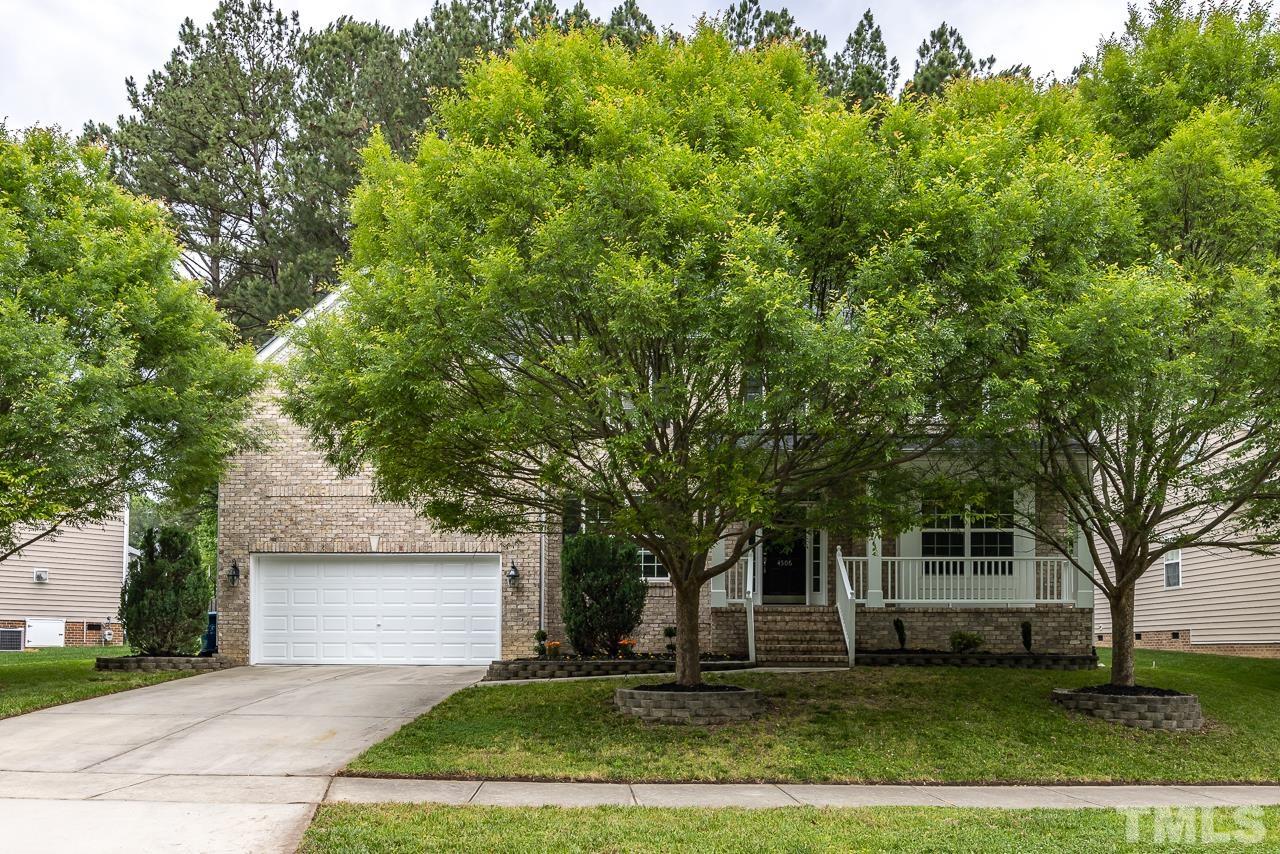 4506 Paces Ferry Drive Durham, NC 27712 - Photo 38 of 38 front view of a house with a tree