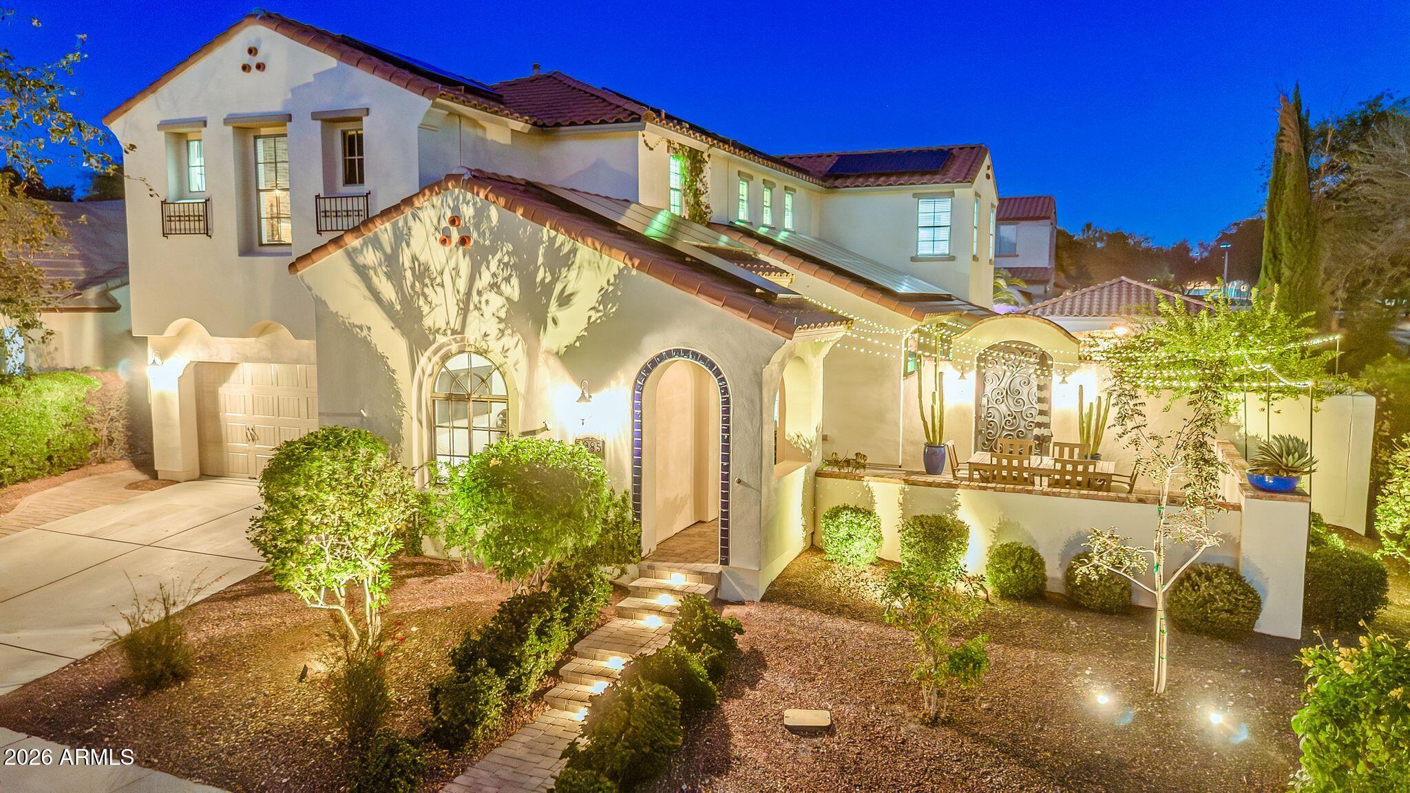 2985 N Point Ridge Rd Drone Twilight-16