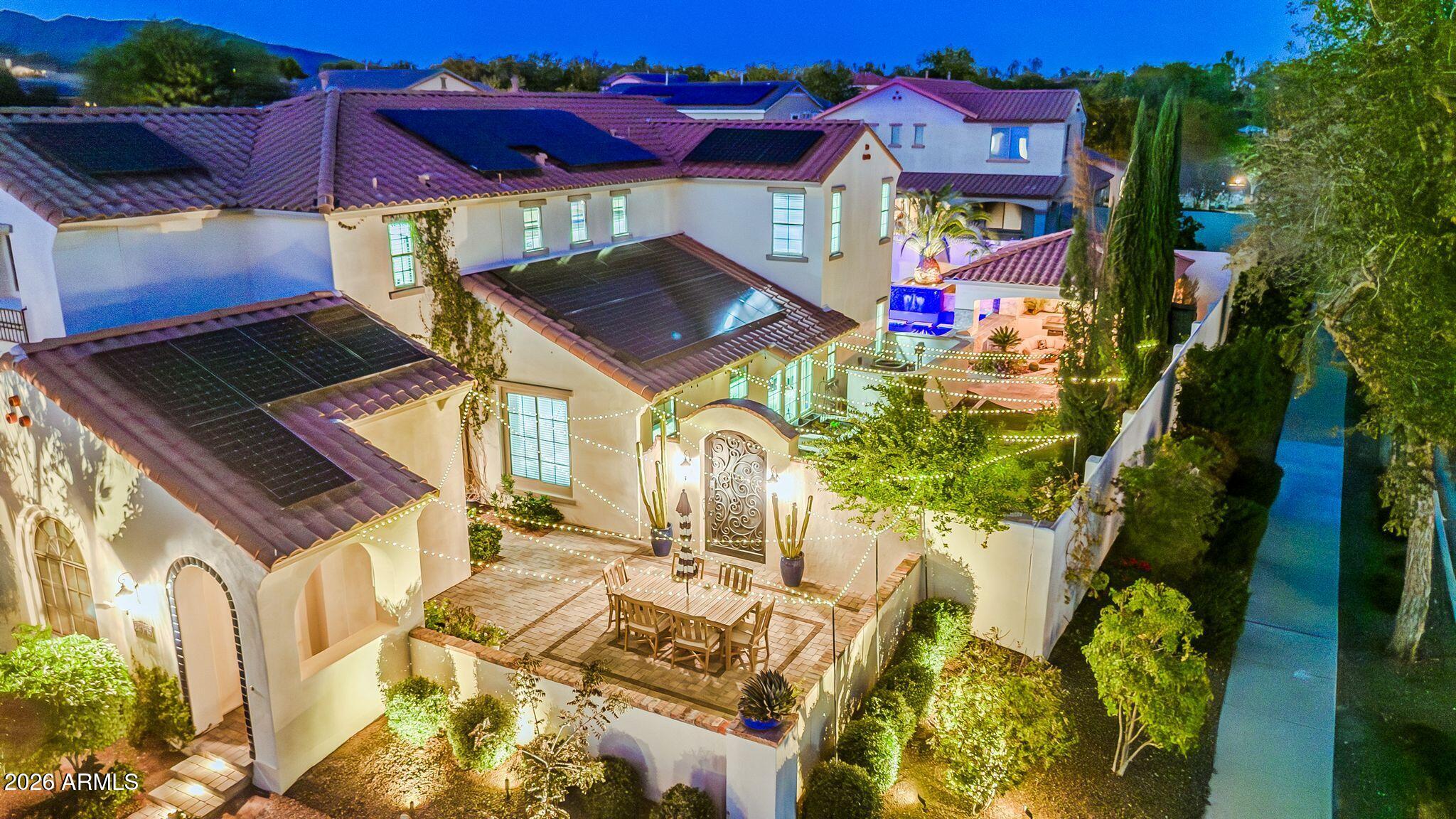 2985 North Point Ridge Road Buckeye, AZ 85396 - Photo 12 of 107 2985 N Point Ridge Rd Drone Twilight-19