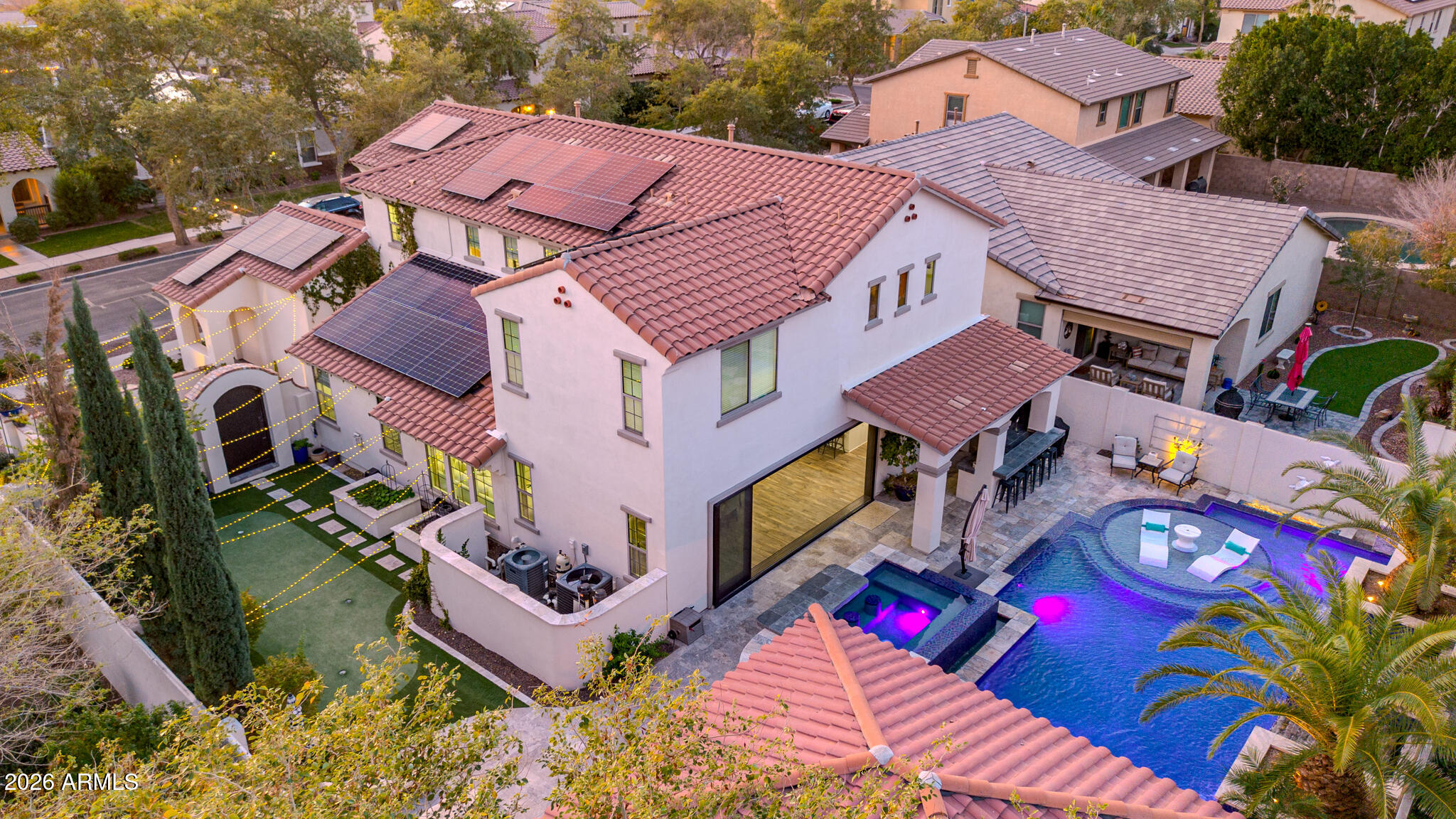 2985 North Point Ridge Road Buckeye, AZ 85396 - Photo 4 of 107 an aerial view of residential houses with outdoor space