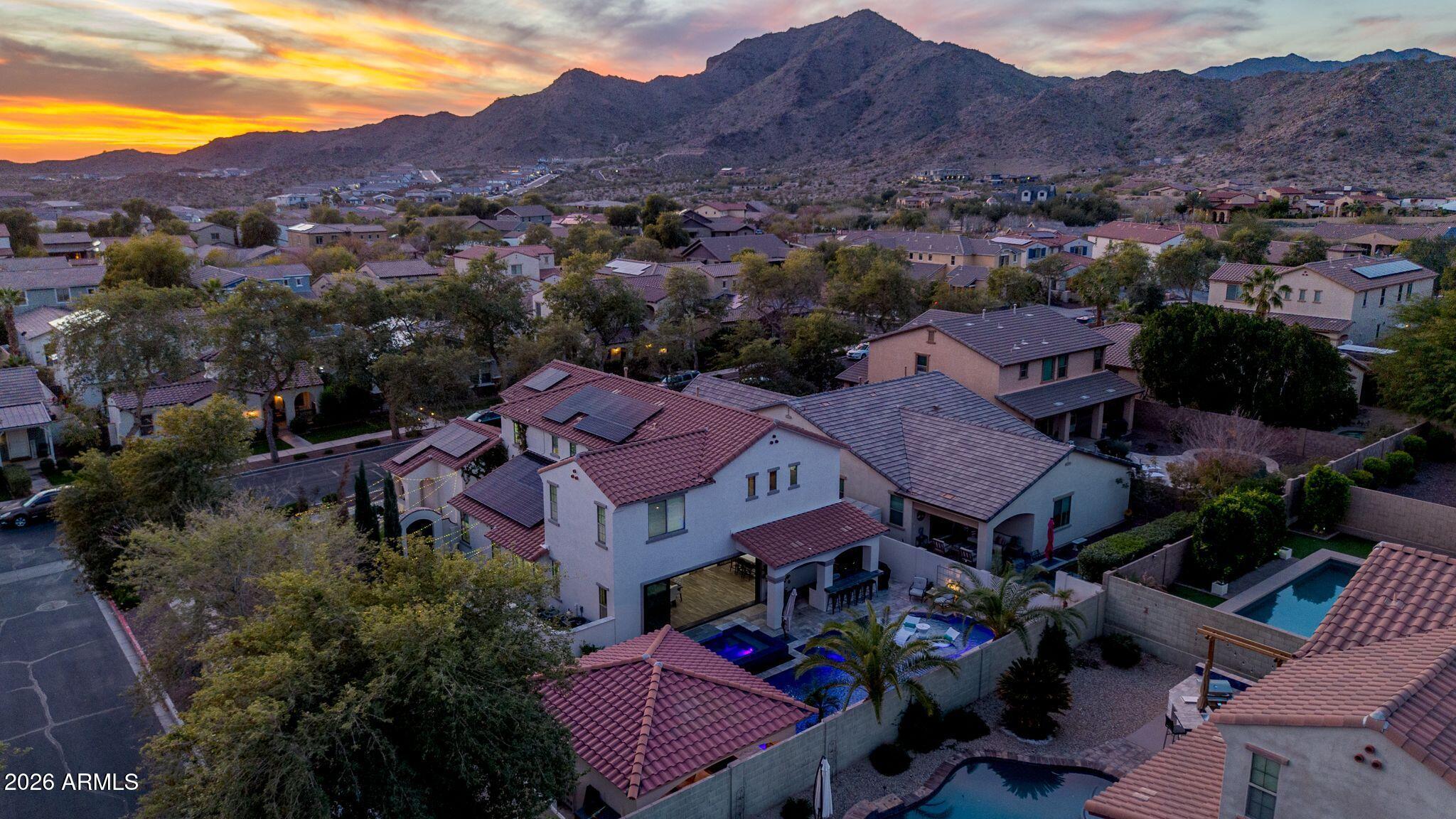 2985 North Point Ridge Road Buckeye, AZ 85396 - Photo 5 of 107 an aerial view of house with an outdoor space